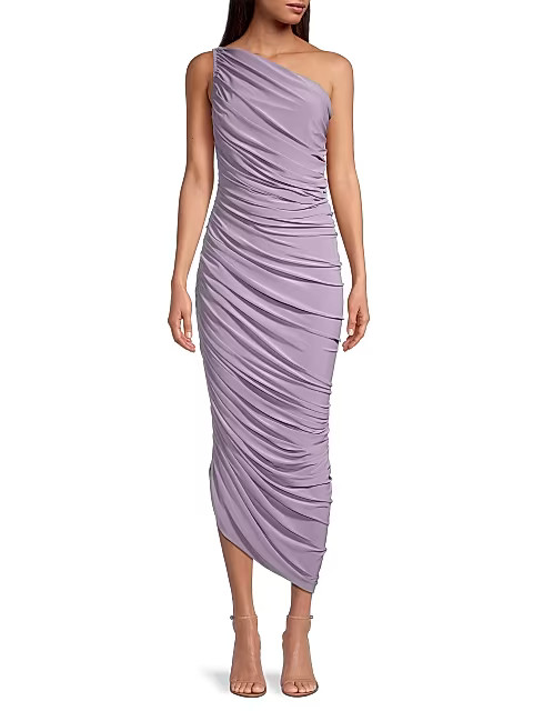 Diana Ruched One-Shoulder Gown | Saks Fifth Avenue