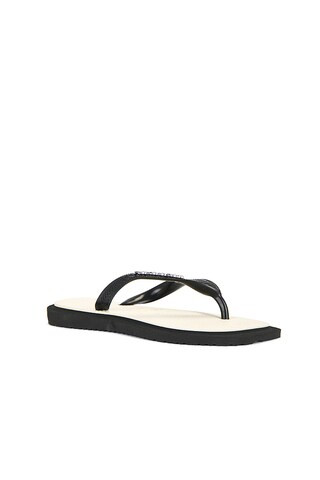Top Square Fusion Sandal in Black | Revolve Clothing (Global)