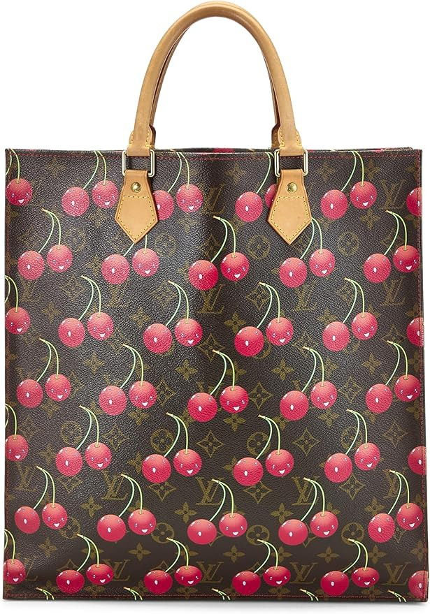 Amazon.com: Louis Vuitton, Pre-loved Takashi Murakami x Louis Vuitton Monogram Cerises Sac Plat, ... | Amazon (US)