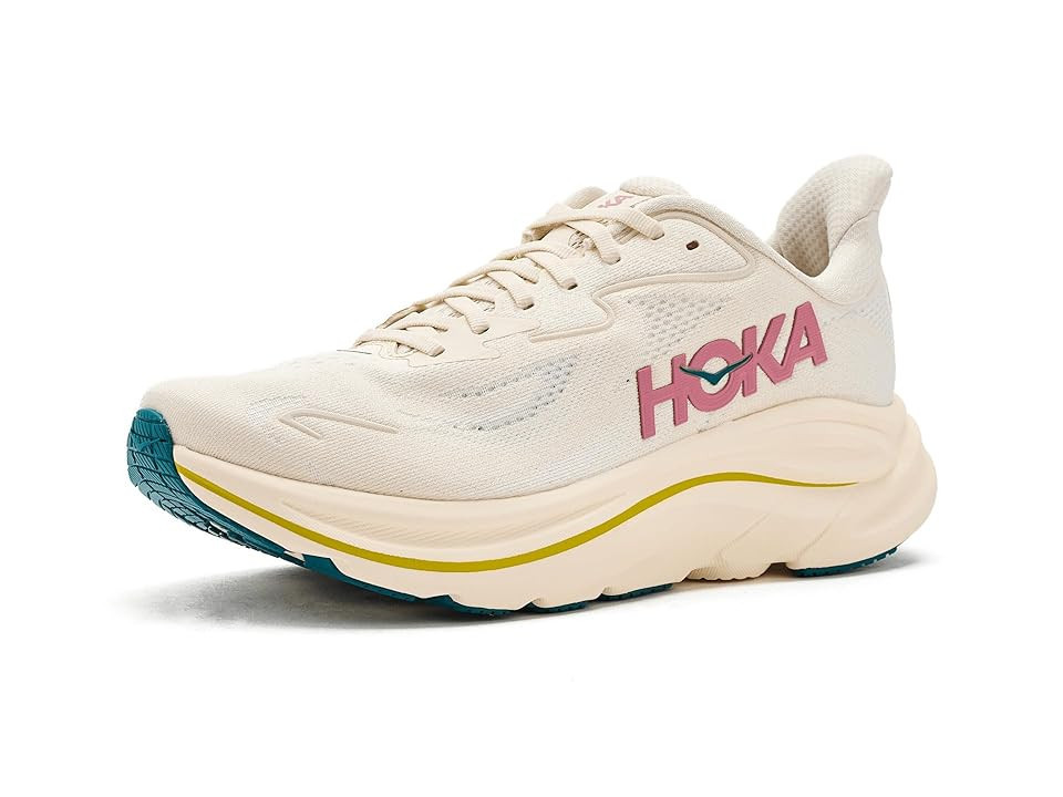 HOKA Clifton 10 Women's Shoes Birch/Alabaster: 4 B - Medium | Zappos.com