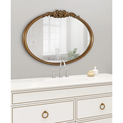Ankeny Metal Flat Wall Mirror