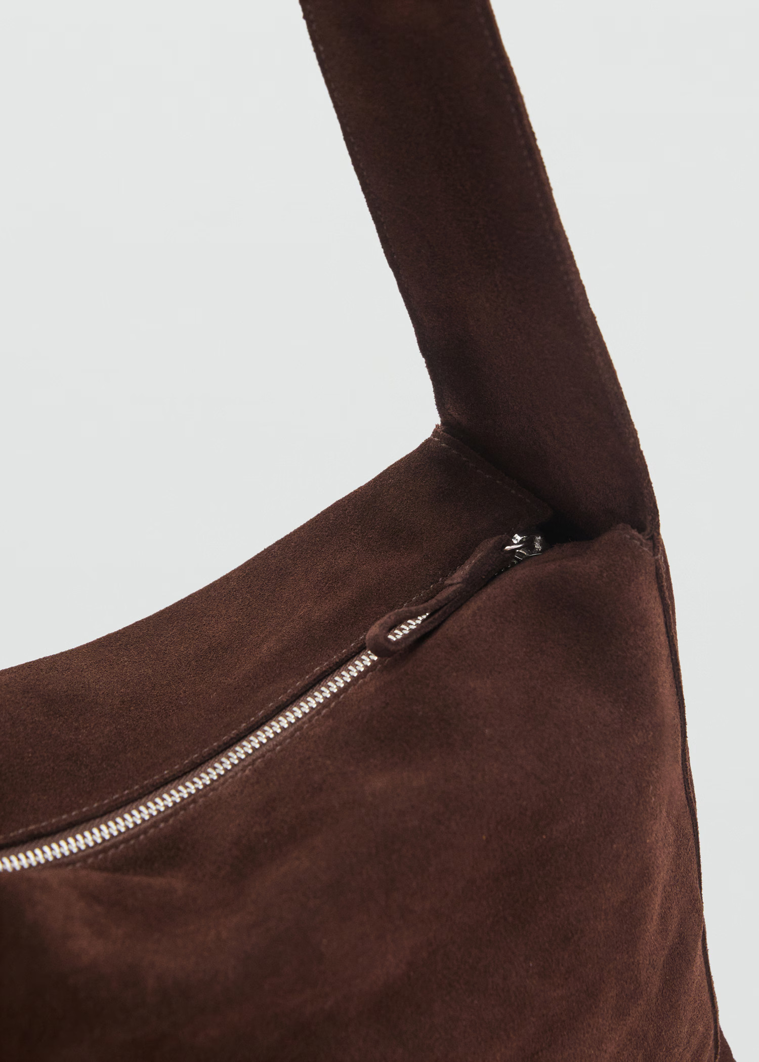 Suede shoulder bag | MANGO (UK)