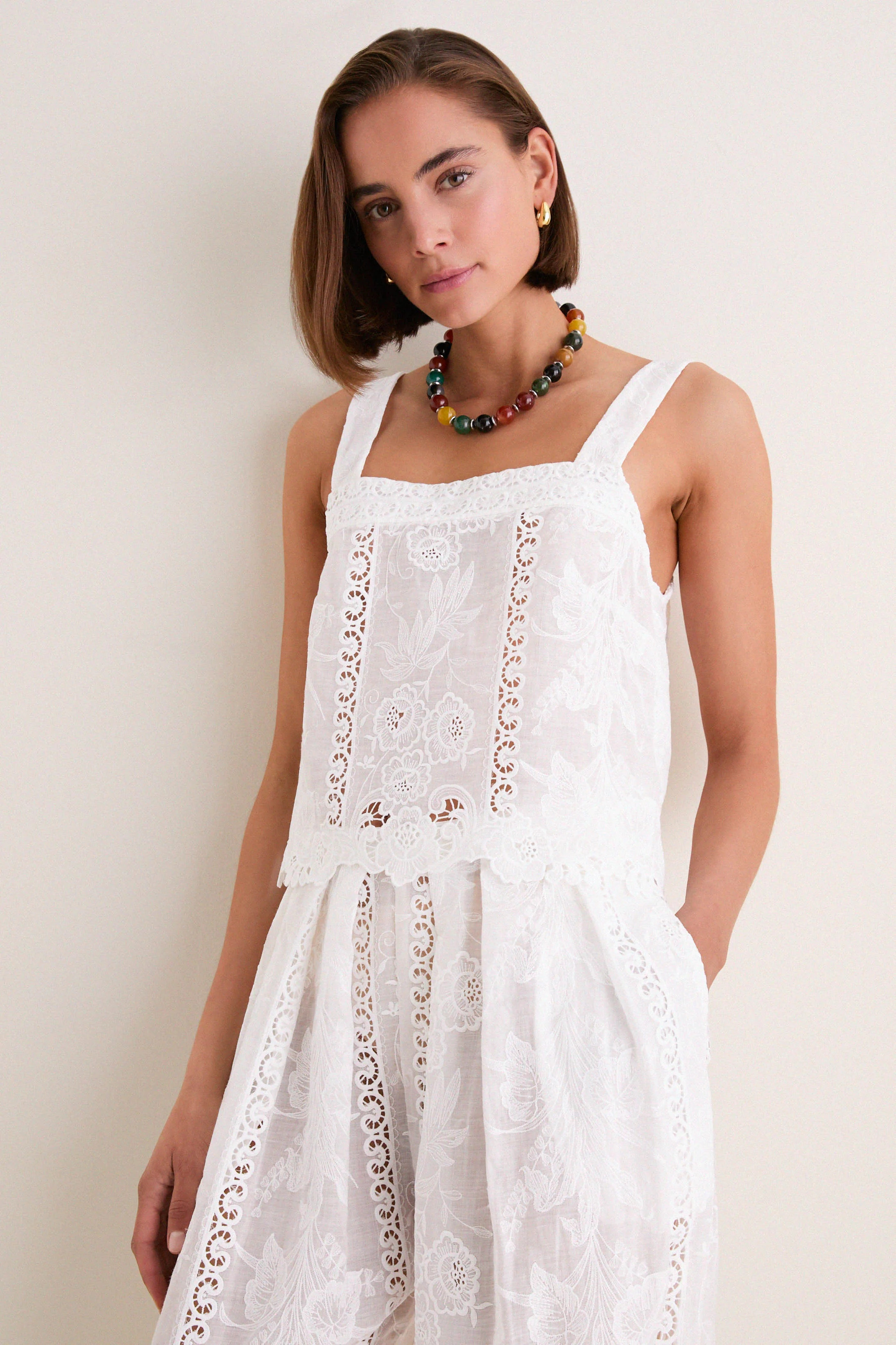 White Kelsey Top | Tuckernuck (US)