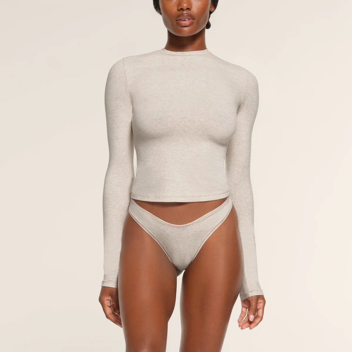 LONG SLEEVE T-SHIRT | SKIMS (US)