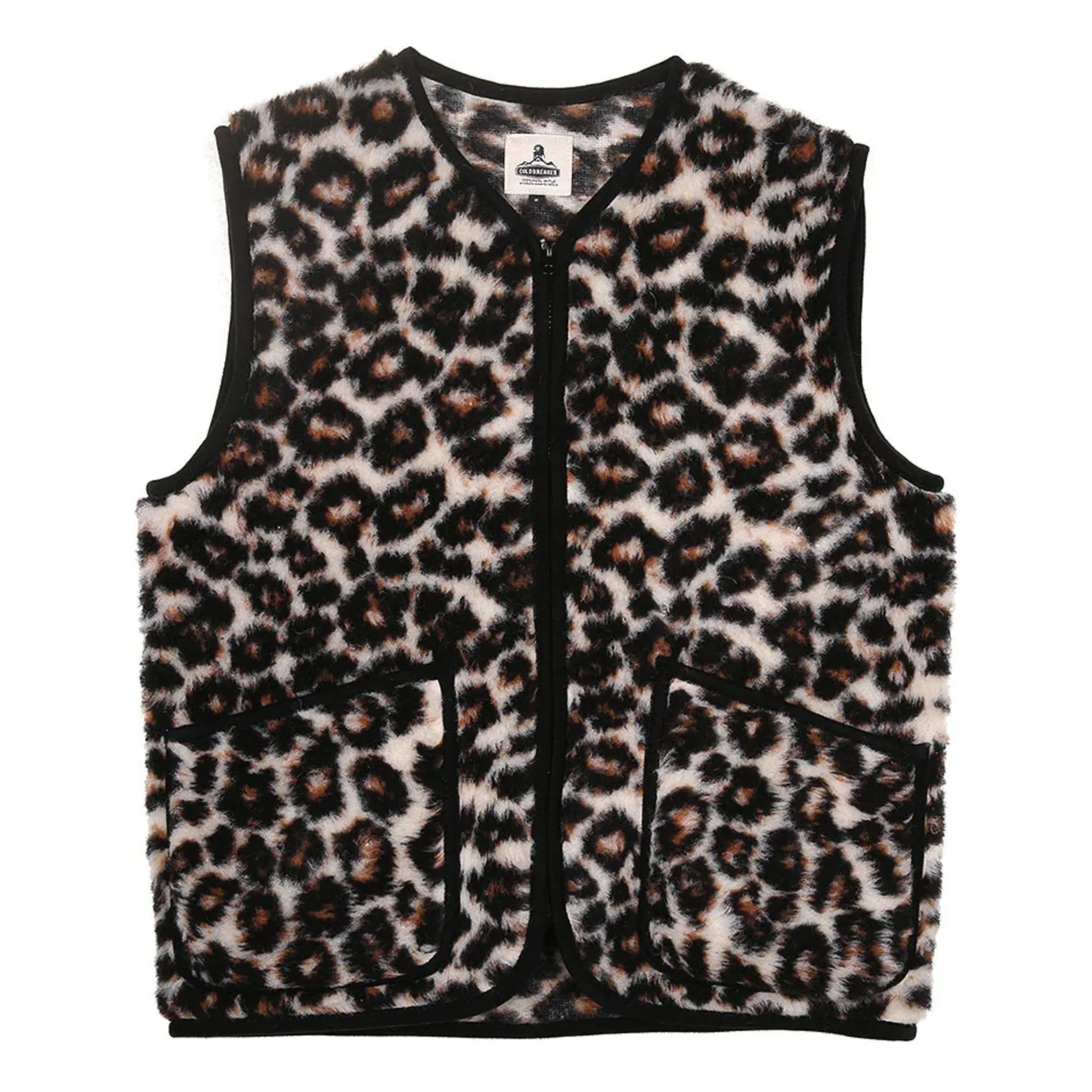 Pepitko Ärmellose Jacke | Leopard | Smallable