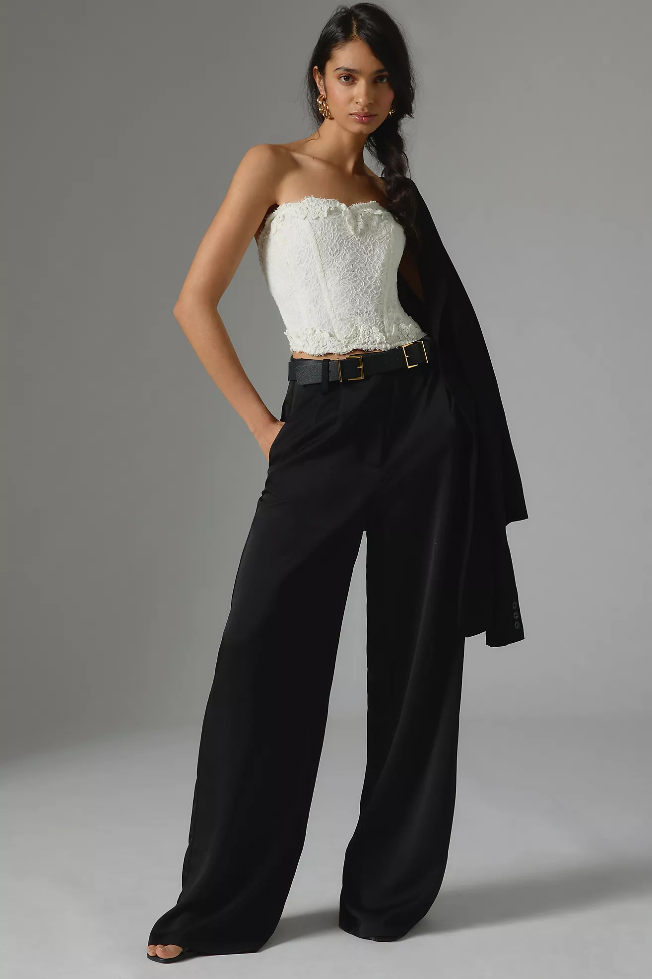 LoveShackFancy Arno Bustier Top | Anthropologie (US)