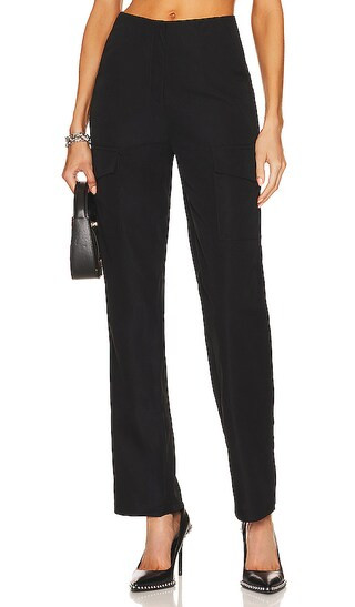Kimmy Cargo Pant in Black | Revolve Clothing (Global)