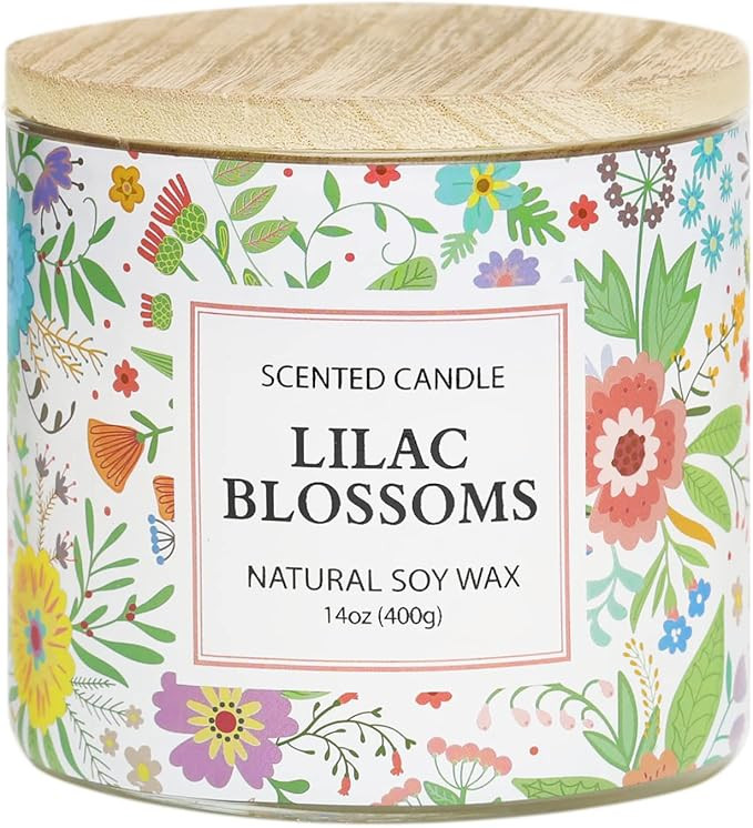 Spring Candle,Easter Scented Candle, Floral Scented Candle, Blossoms Gardenia Scented Candle,Larg... | Amazon (US)