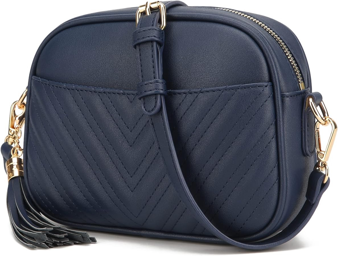 lola mae Quilted Crossbody Bag, Trendy Design Shoulder Purse | Amazon (US)