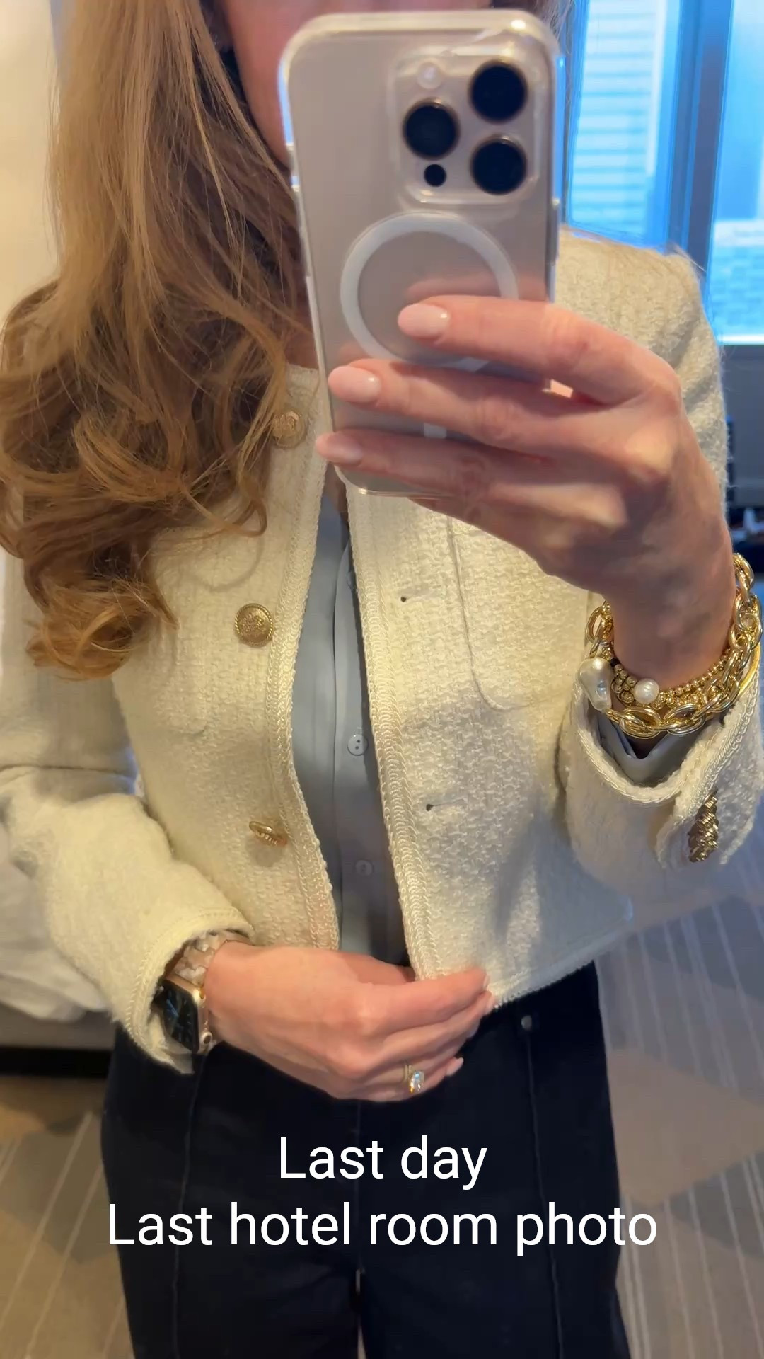 Last day of boss babe looks! I found these amazing trouser jeans from Zara that look like dress pants and are so comfortable! 
Jacket and top from Amazon. 

#LTKWorkwear #LTKWatchNow #LTKStyleTip