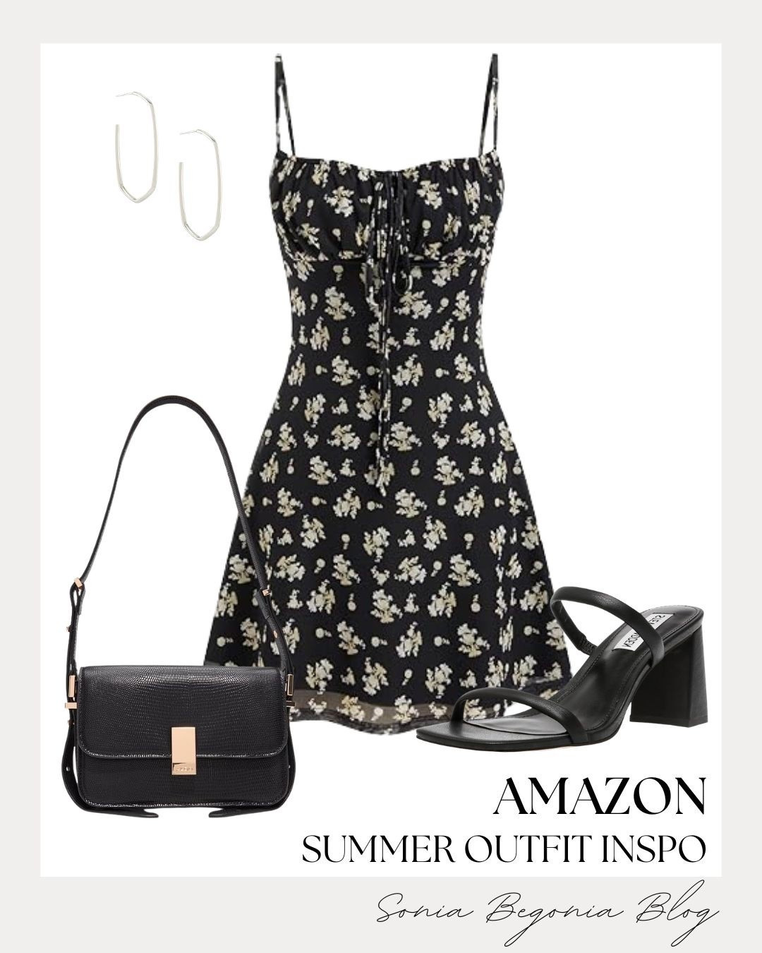 The perfect casual date night look does exist! ✨

I paired this stunning floral mini dress with classic block heels, a textured shoulder bag, and simple silver hoops. It is the ultimate combination of effortless and elevated for warm weather.🖤🌸

#amazonfashion #summeroutfit #casualstyle #datenightlook #summerdress #ootdinspo #amazonfinds #styleinspiration #microtrends #affordablefashion

#LTKootd #LTKSeasonal