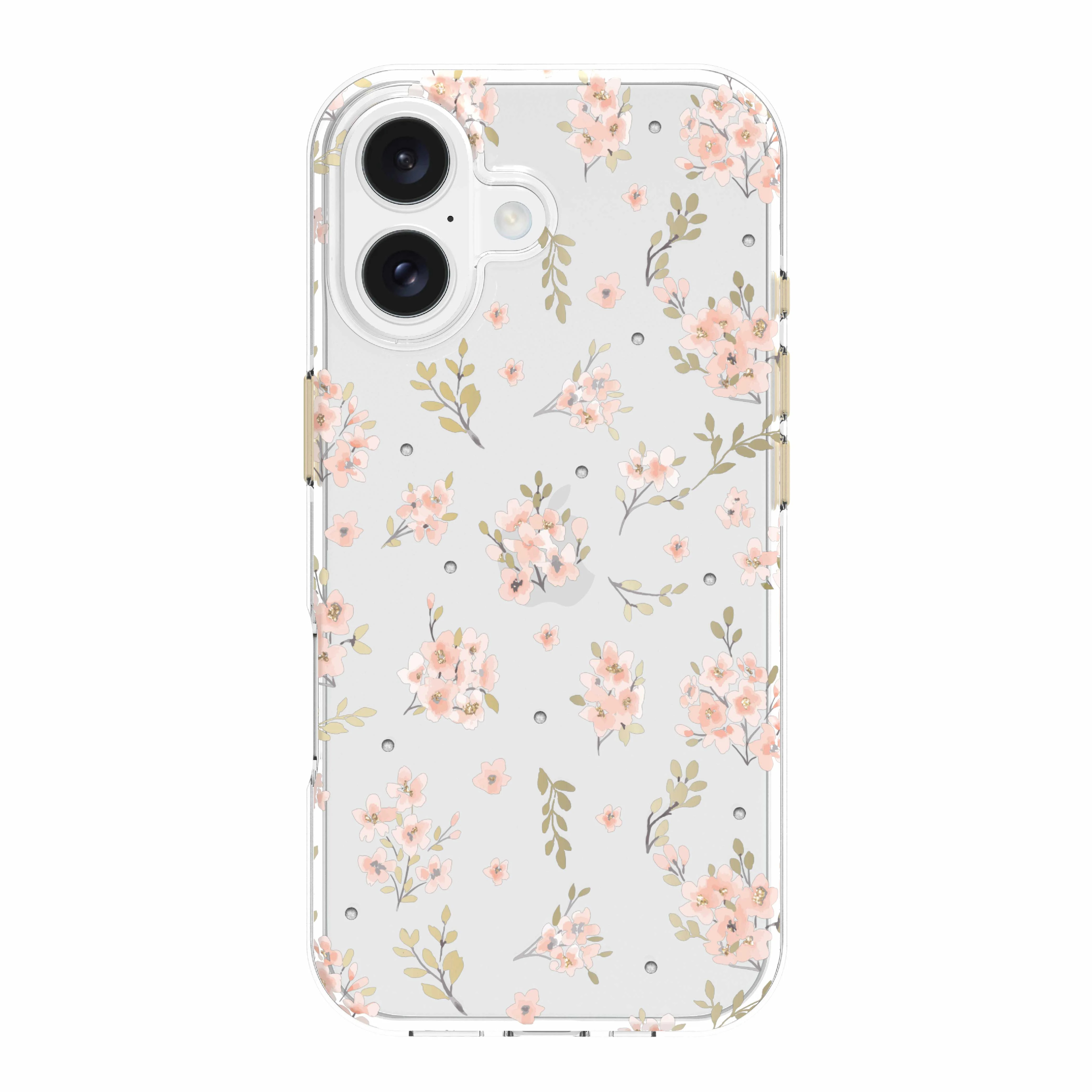 onn Pink Floral with Gems Phone Case for iPhone 17 | Walmart (US)