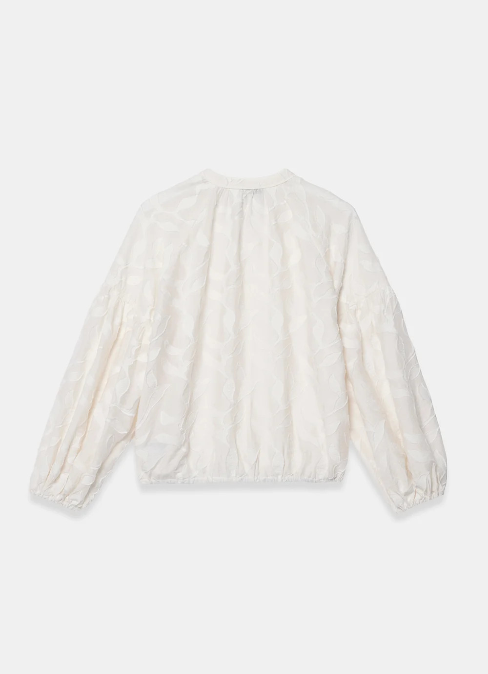 Cream Floral Jacquard Blouse | Mint Velvet