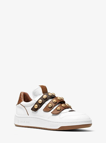 Gertie Studded Leather Sneaker | Michael Kors US