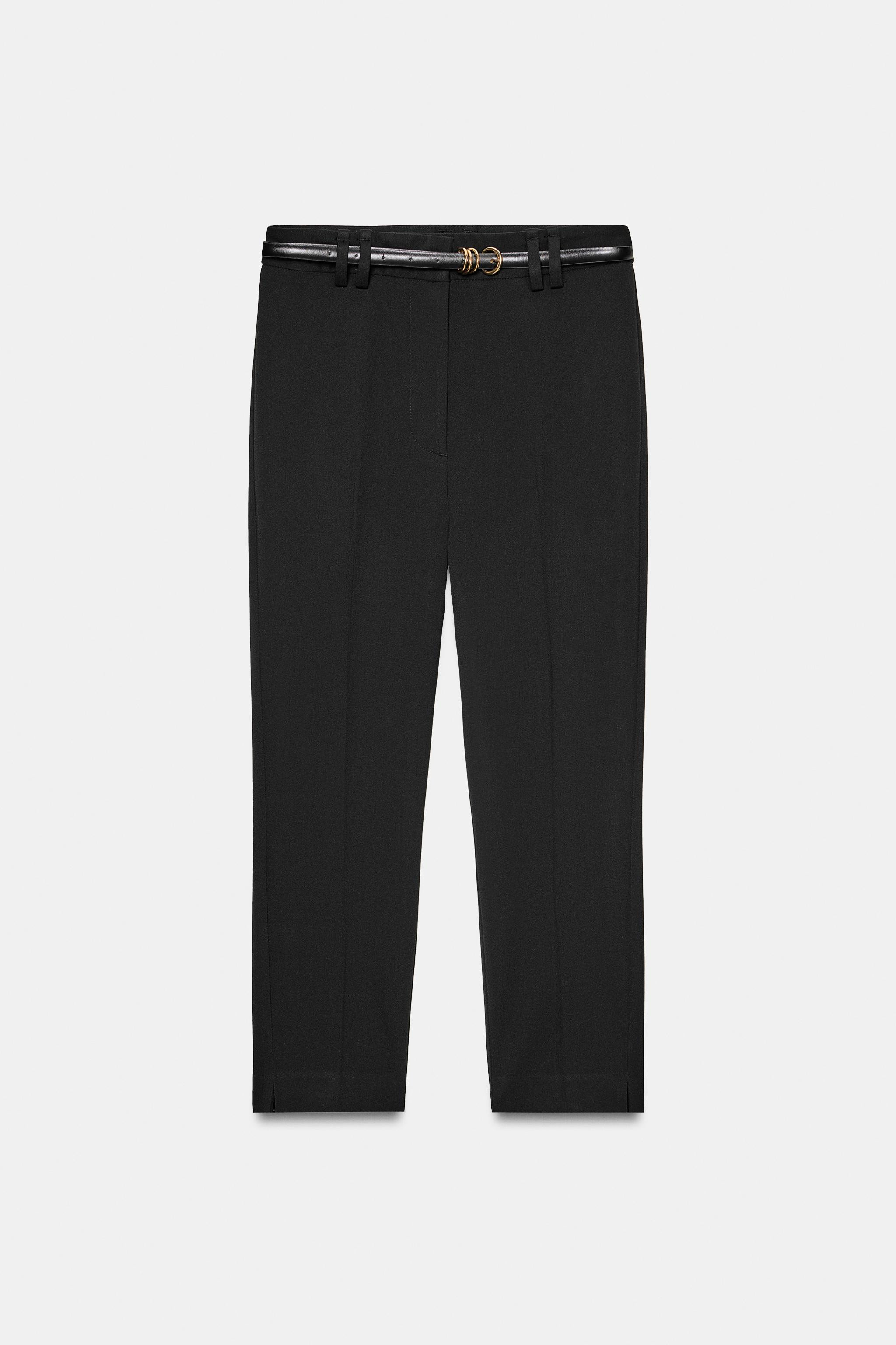 BELTED CAPRI PANTS | Zara US