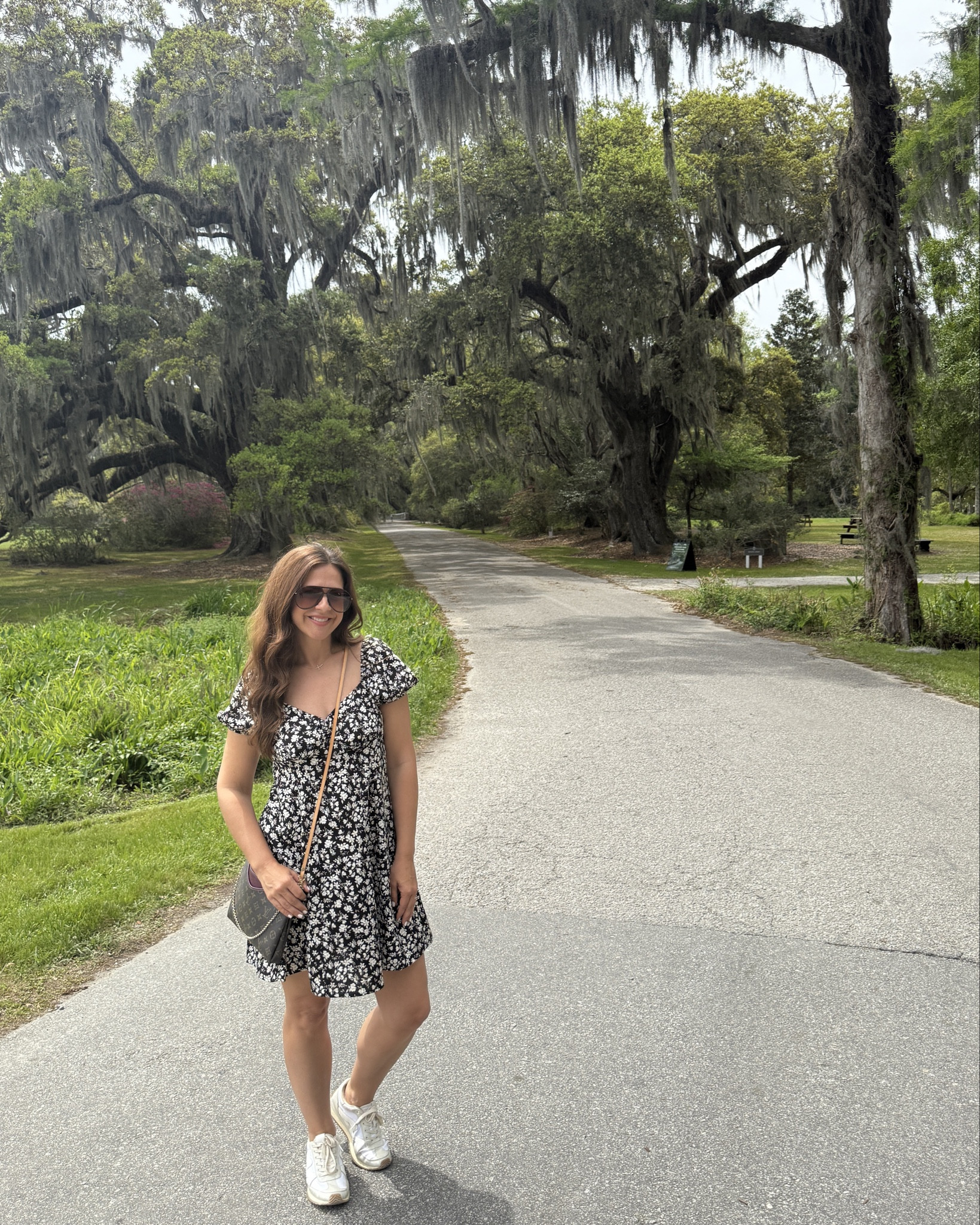 Day 1 in Charleston. This is the cutest dress from Walmart for my Charleston trip! It’s only $14 and comes in other colors. I’m wearing a small. 

This is the perfect spring, summer or even Easter dress! 

And are my favorite affordable tennis shoes too! #charleston #dress #easter #spring 

#LTKOver40 #LTKStyleTip #LTKSaleAlert