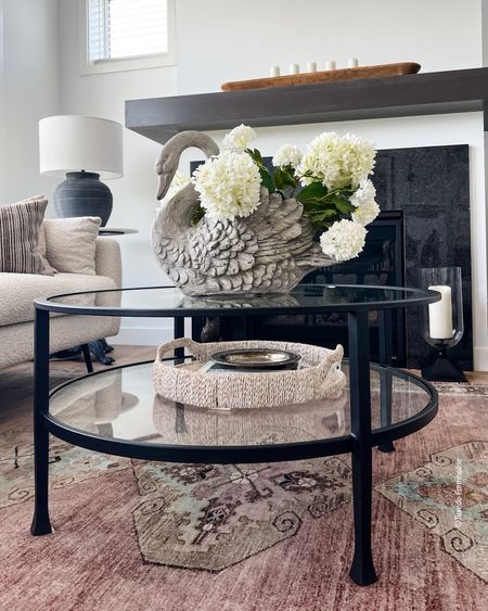 Use a unique vessel, like this swan planter, to make a statement on your coffee table this spring  

#LTKhome #LTKSeasonal #LTKstyletip