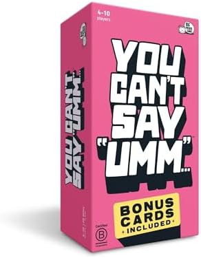 Big Potato You Can't Say UMM: A Party Game for Family and Adults, Fast-Paced Family Word Game, Mu... | Amazon (US)