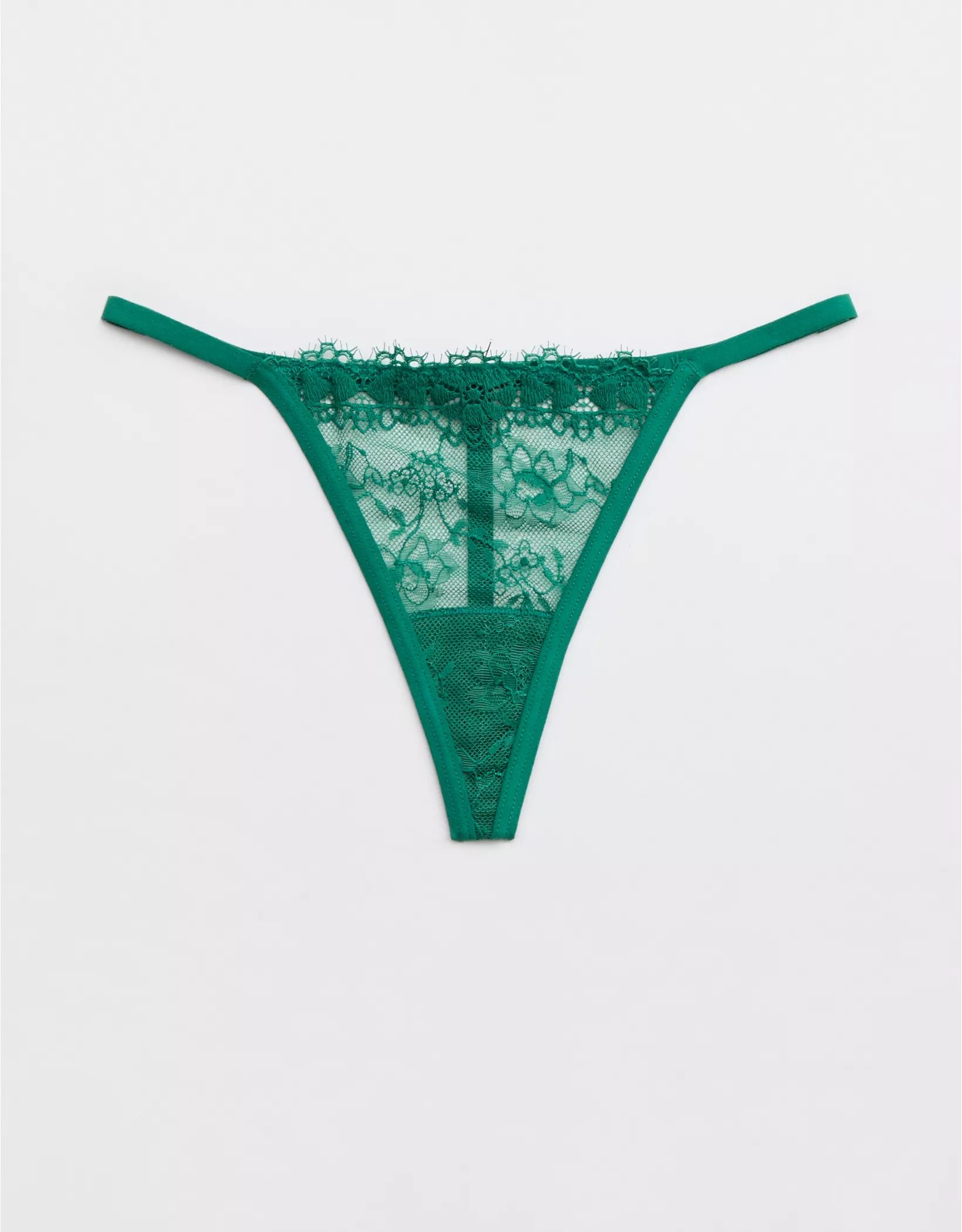 Show Off Park Picnic Lace Thong Underwear | American Eagle Outfitters (US & CA)