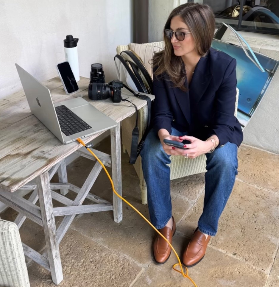 BTS from the Spring Mayfair photoshoot. An easy spring outfit for work wearing The Row Daciana Soft Cotton Jeans in a medium wash with the tan Loro Piana Sergio Leather Penny Loafers. These jeans are worth the investment and you will reach for them constantly.

Follow us on IG @thestudiomayfair for upcoming launches and more BTS moments👔🌸🌼


#LTKWorkwear #LTKootd #LTKdayinmylife