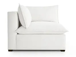 Organic Corner Chair Modular - Modular Sectional Corner Chair - Custom | The Futon Shop