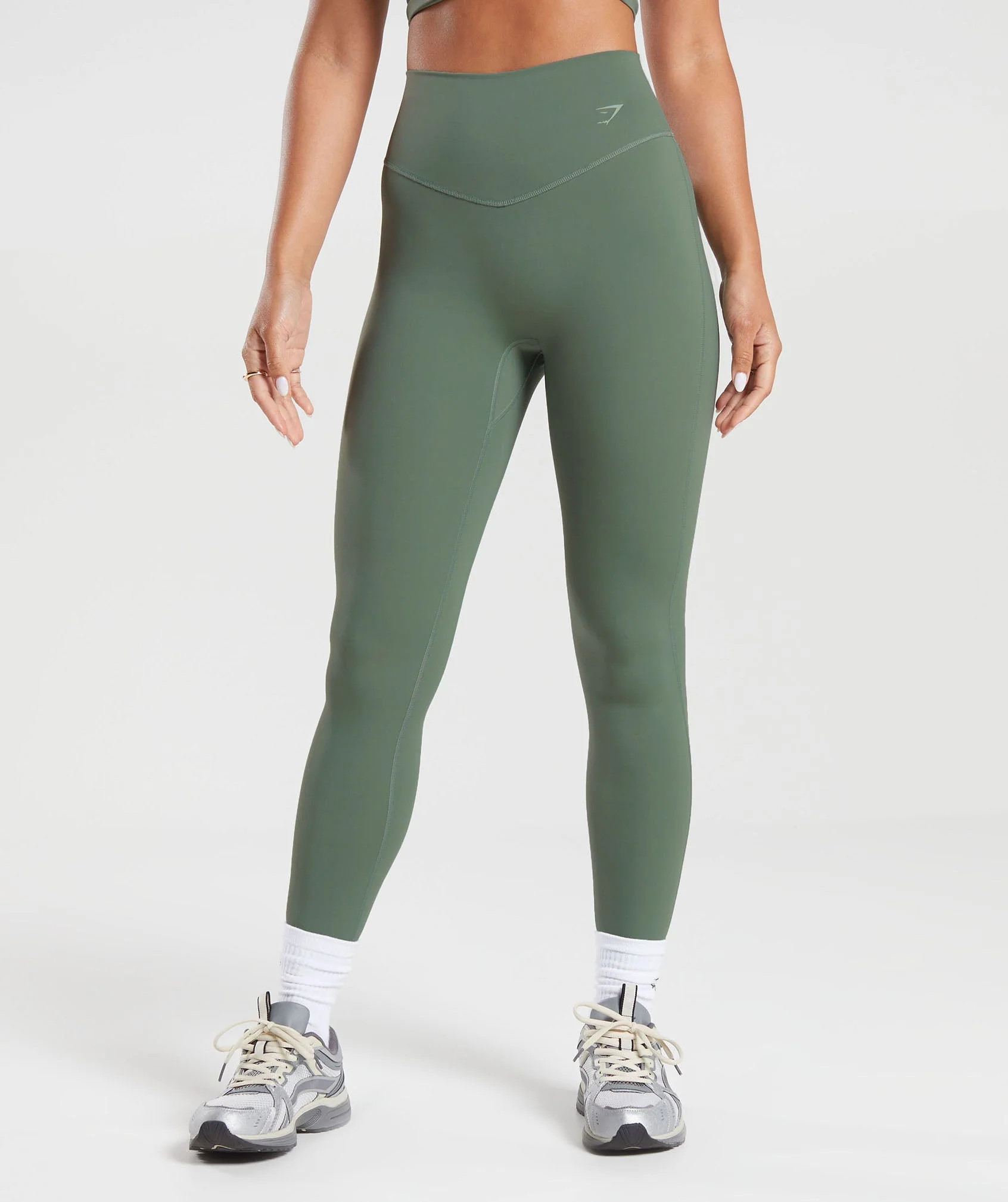 Gymshark Elevate Leggings - Willow Green | Gymshark US