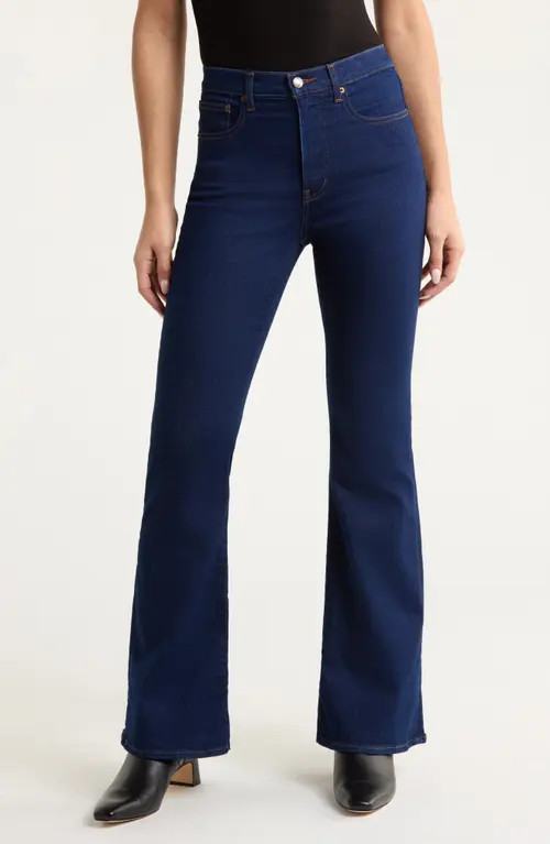 Madewell The Stretch High Waist Flare Jeans in Rinse Wash at Nordstrom, Size 28 | Nordstrom