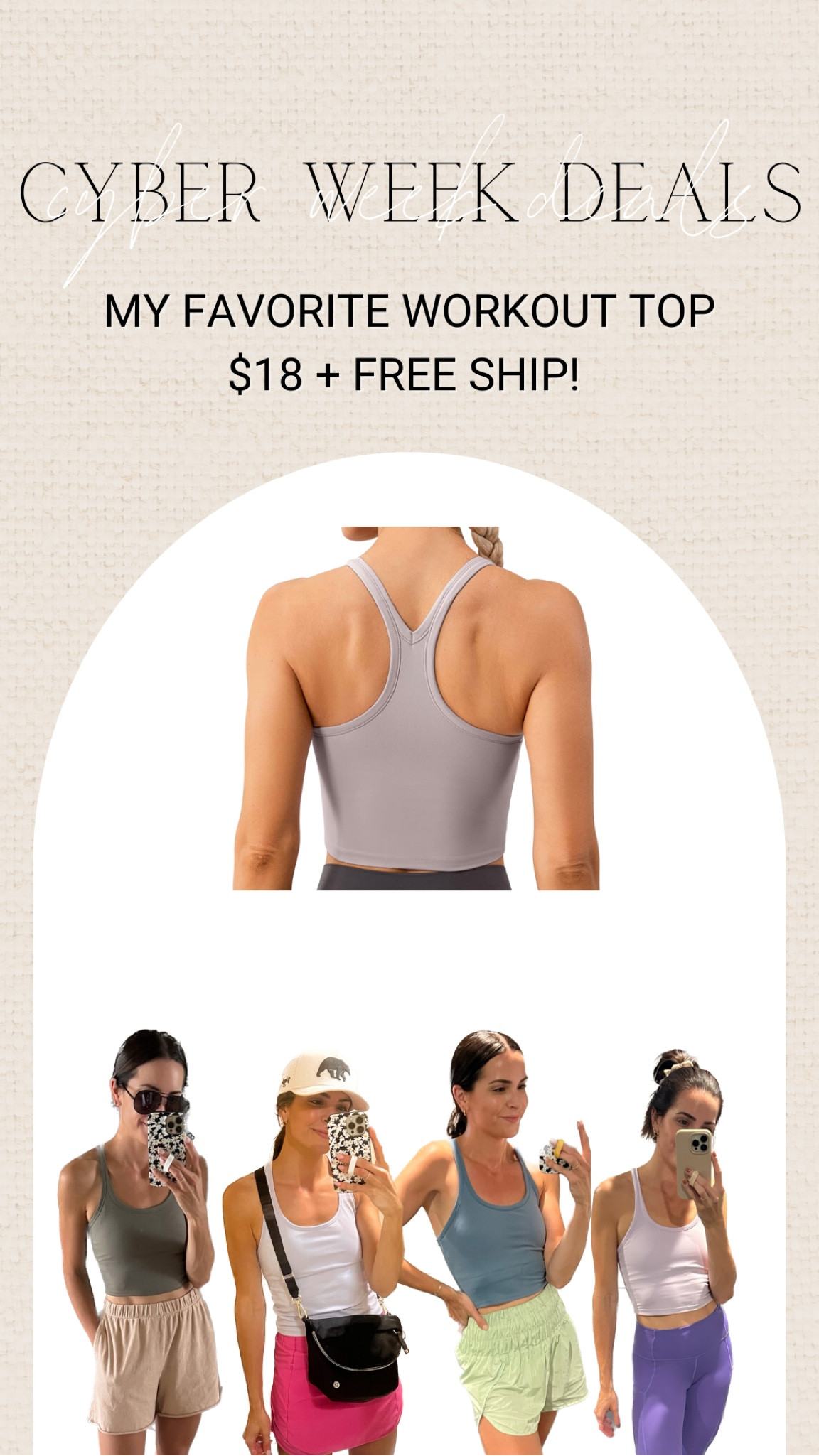 I size up to a 6! 

#LTKCyberweek #LTKGiftGuide #LTKfit