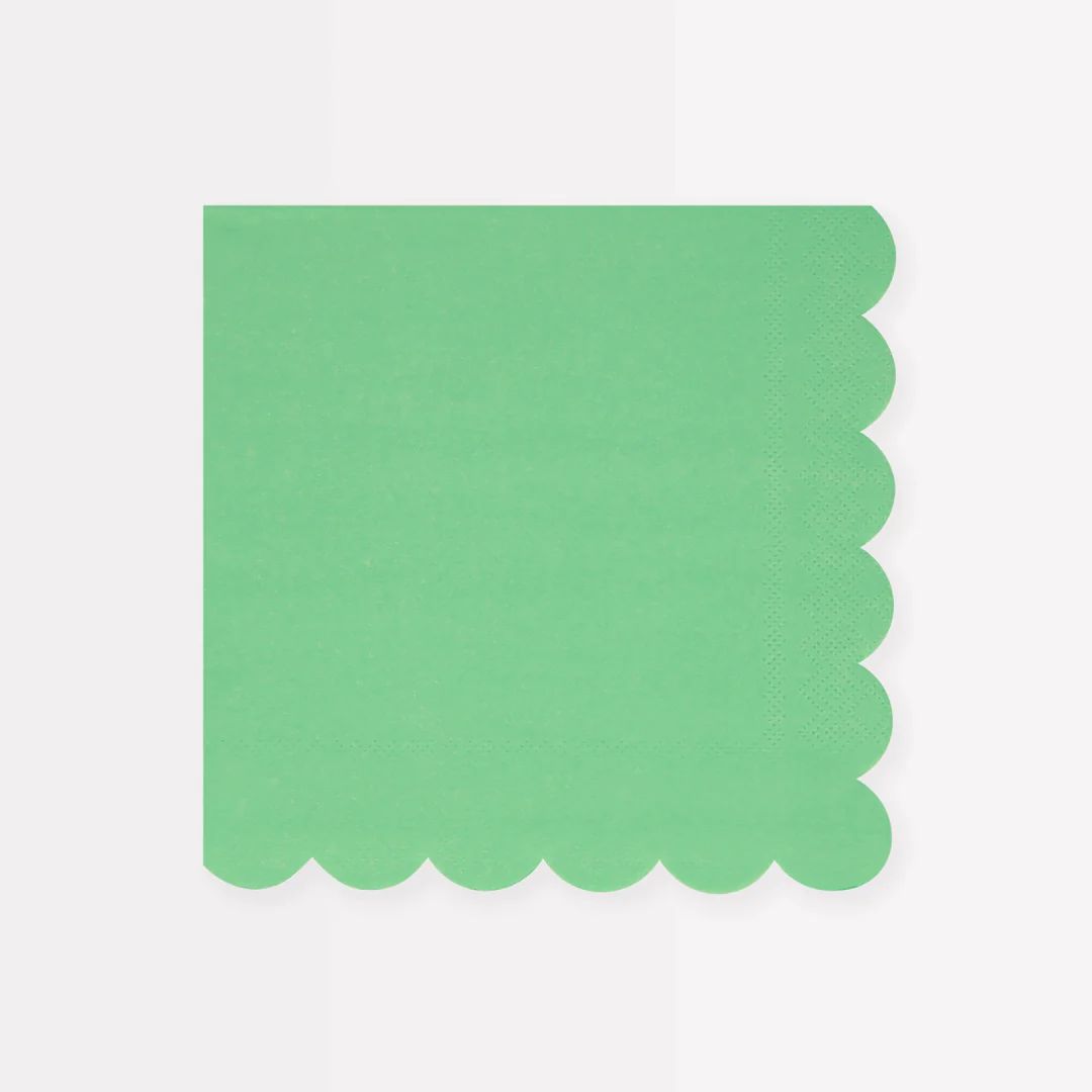 Emerald Green Large Napkins | Ellie and Piper