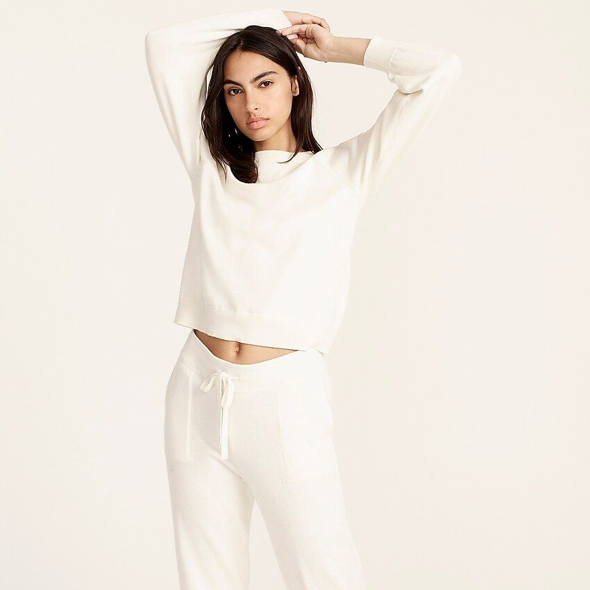 Cotton-cashmere pullover sweatshirt | J.Crew US