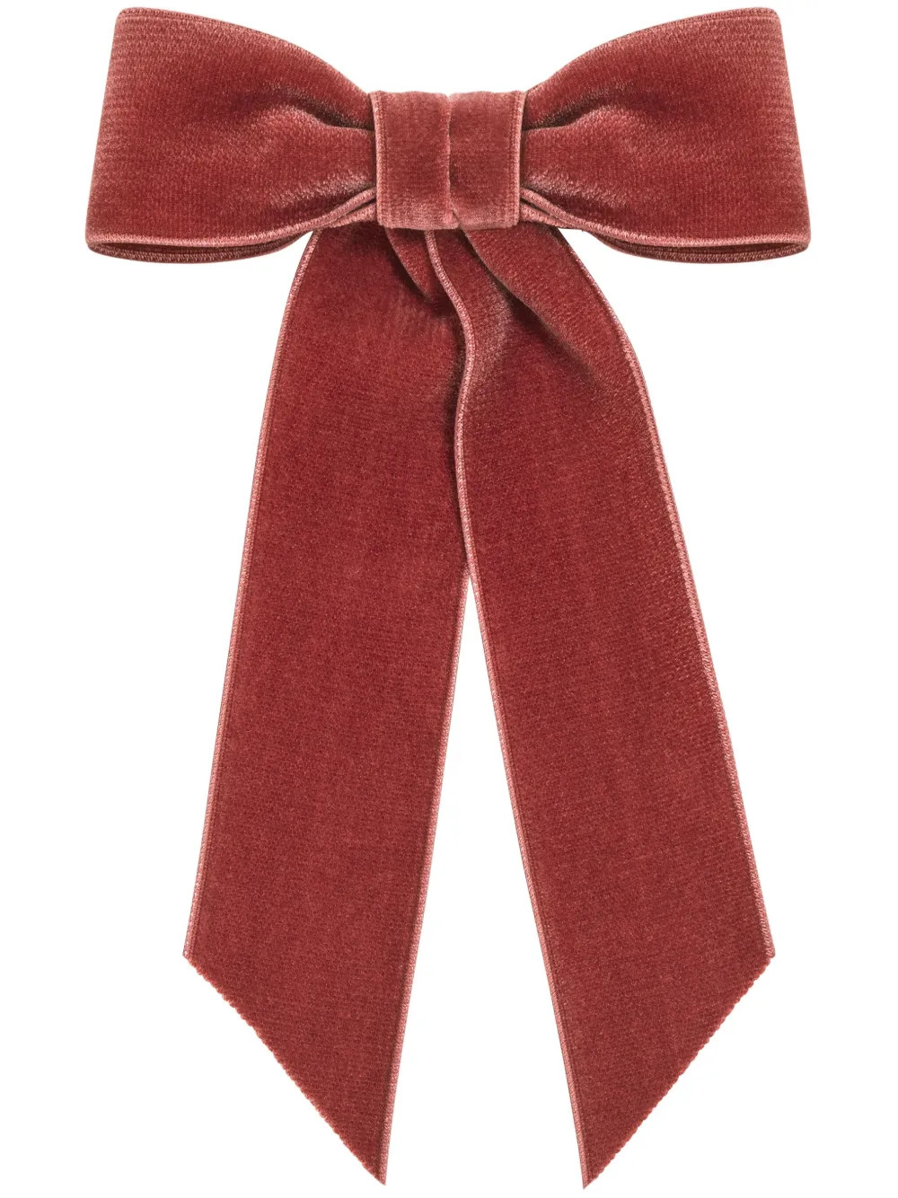 Jennifer Behr Wide Velvet Bow Barrette | Pink | FARFETCH JO | Farfetch Global