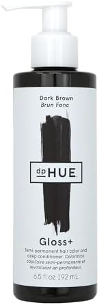 dpHUE Gloss+, Dark Brown - Boosts Fading & Faded Hair Color - 8-12 Applications per Bottle - Last... | Amazon (US)