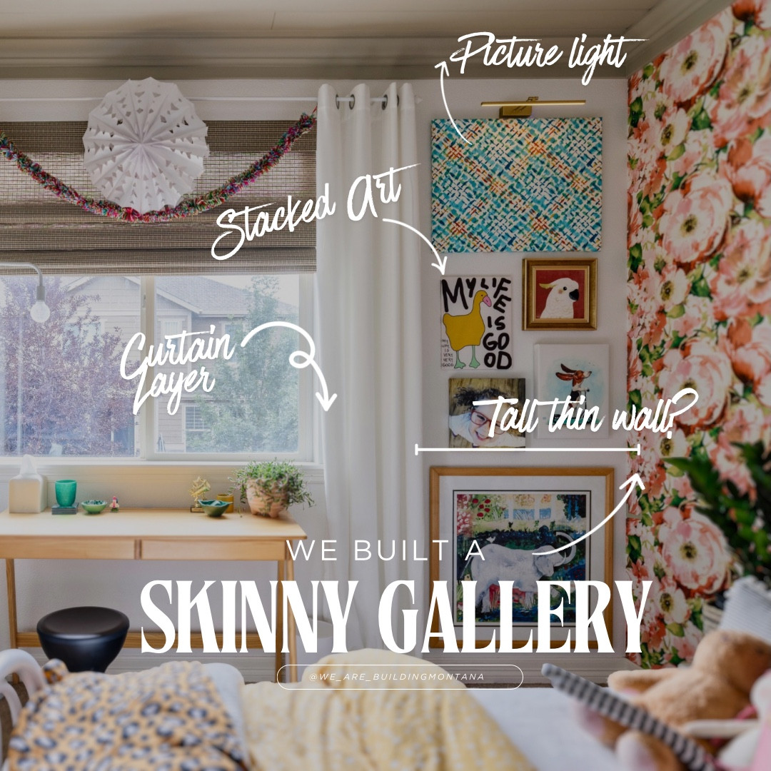 Everything you need to make a Skinny Gallery! 

Tall thin wall? Make a floor to ceiling skinny gallery. Wrap a canvas in fabric, turn a photo into a painting, add some abstracts with a remote picture light on top. 



#LTKOver40 #LTKHome #LTKdayinmylife