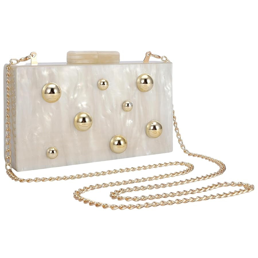 Gets Acrylic Clutch Purses for Women with Marbling Purses and Handbags Elegant Banquet Evening Cr... | Amazon (US)