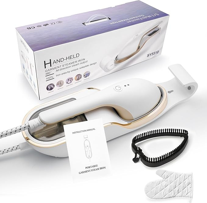 Professional 3-in-1 Garment Steamer & Iron, 1500W with Leak-Proof Tech, 30s Heat-Up, Large 330ml ... | Amazon (US)