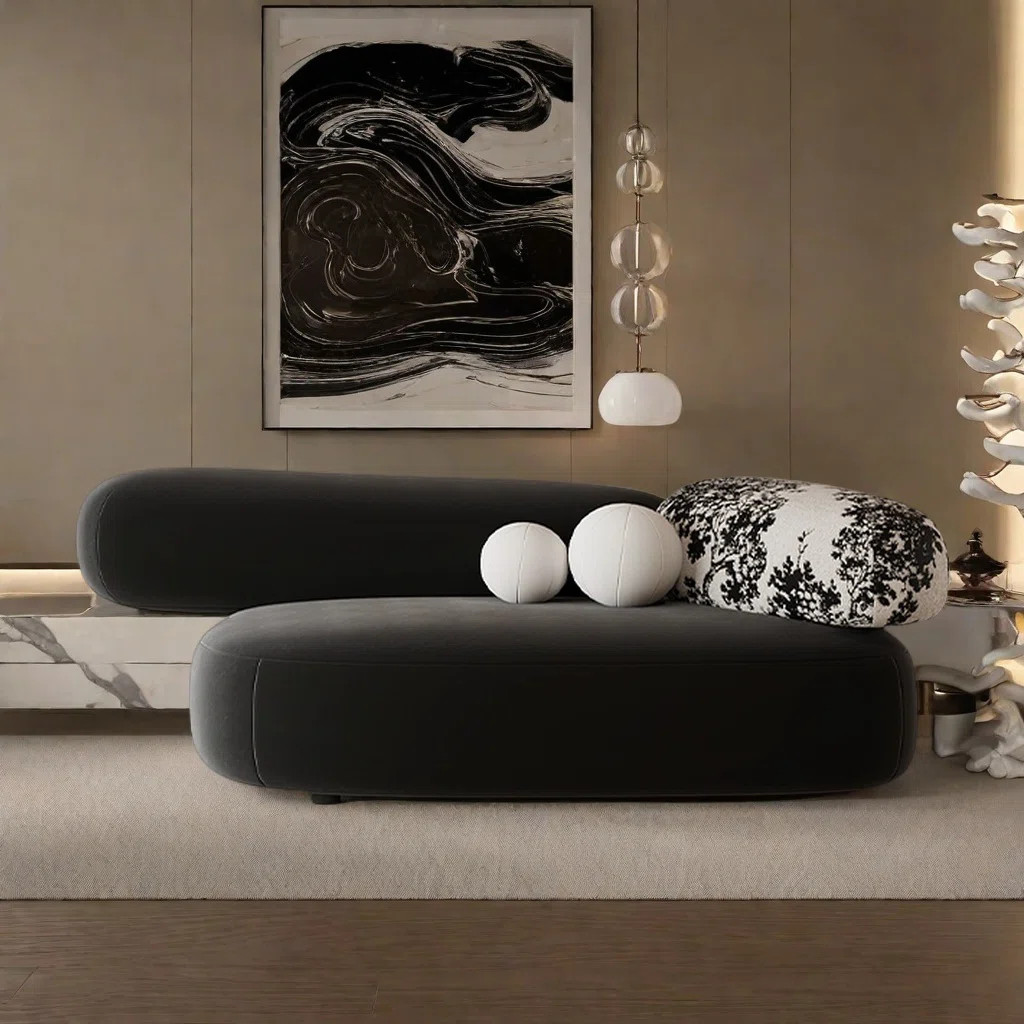 Modern Minimalist Living Room Sofa | Wayfair North America