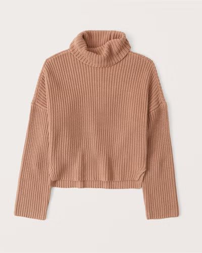 Ribbed Turtleneck Sweater | Abercrombie & Fitch (US)