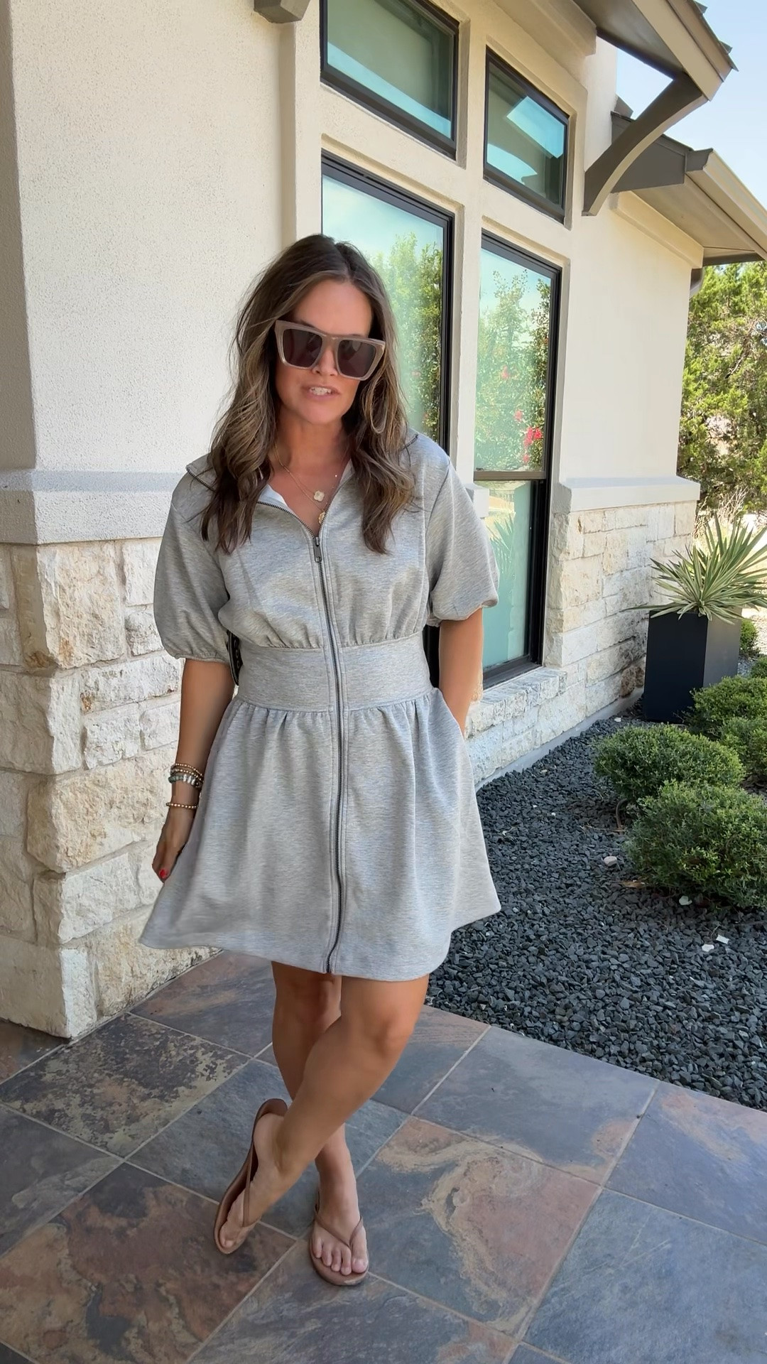 The perfect gray dress! Super flattering and easy to dress up or down! 🩶

#LTKootd #LTKmomlife #LTKSeasonal
