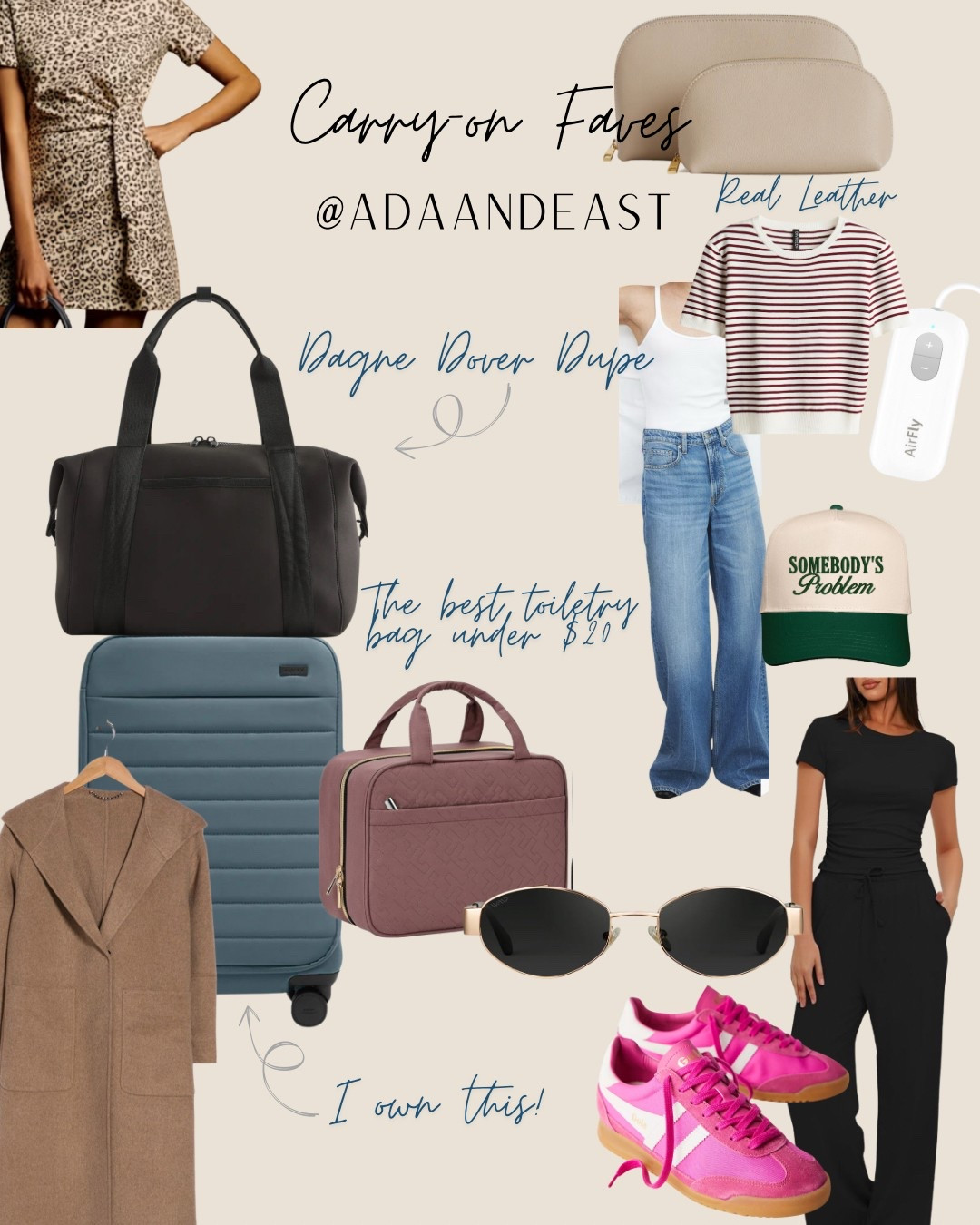 Absolute must-haves for carry-on travel ✈️ #vacationlooks #travellooks #getaway 

#LTKFindsUnder50 #LTKFindsUnder100 #LTKTravel