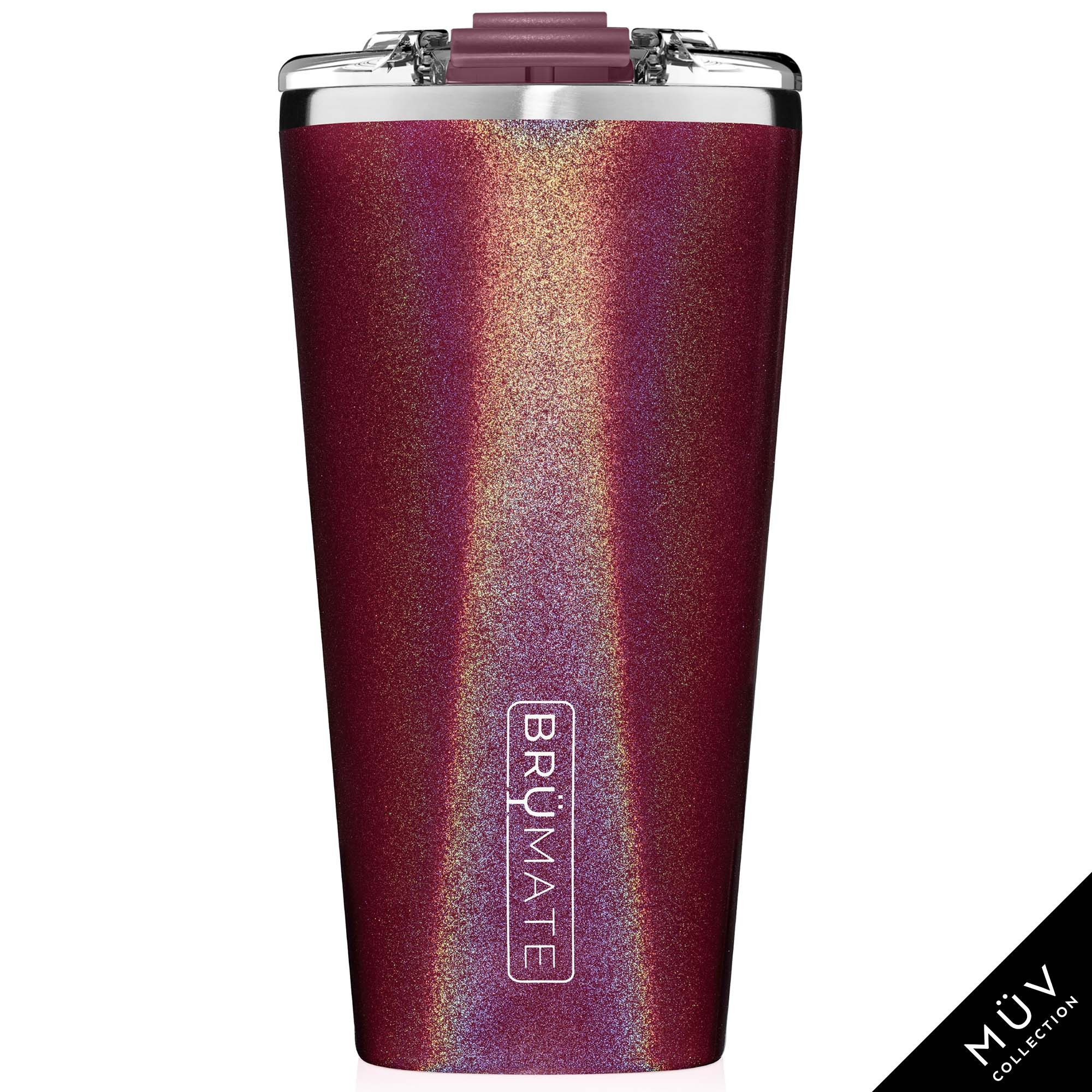 Imperial Pint MÜV 20oz | Glitter Merlot | BruMate