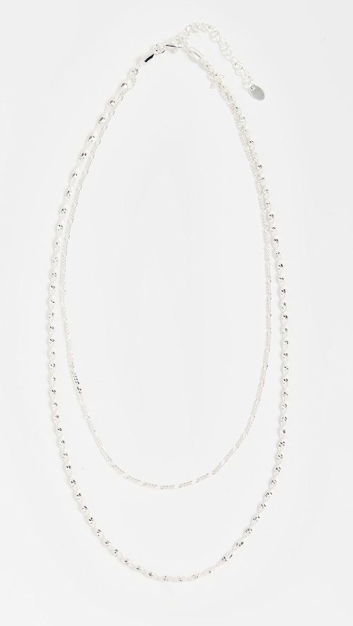 Argento Vivo Double Row Chain W Twist Necklace | SHOPBOP | Shopbop