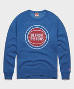 Detroit Pistons Logo Crewneck | Men's NBA Sweatshirt | Homage