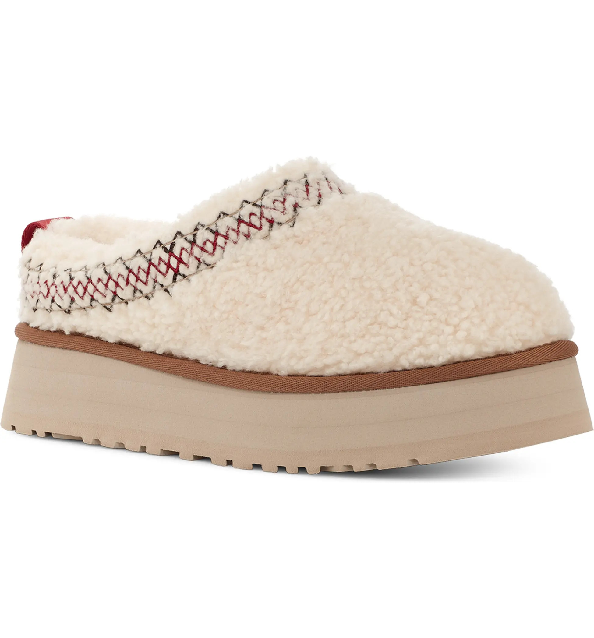Tazz Braid Genuine Shearling Slipper (Women) | Nordstrom