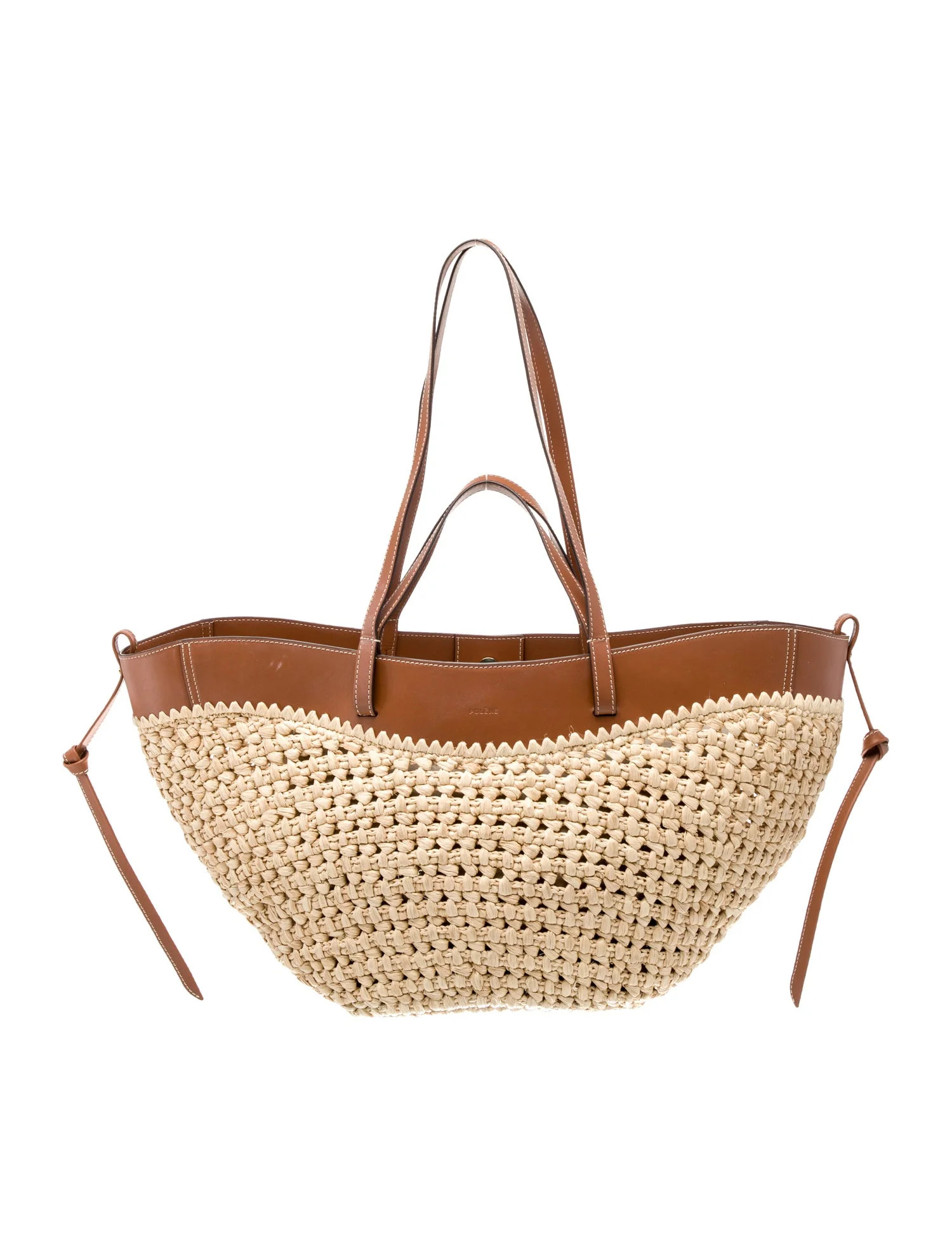 Polène Raffia Cyme - Neutrals Totes, Handbags - WPLNE24475 | The RealReal | The RealReal