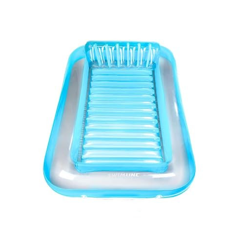 SWIMLINE Suntan Tub, Classic Inflatable Tanning Lounge Float with Adjustable Pillow, 71" Long - Outdoor Floating Lounger for Lake, River, Beach & Swimming Pool, Includes Rope Surround & Repair Patch | Amazon (US)