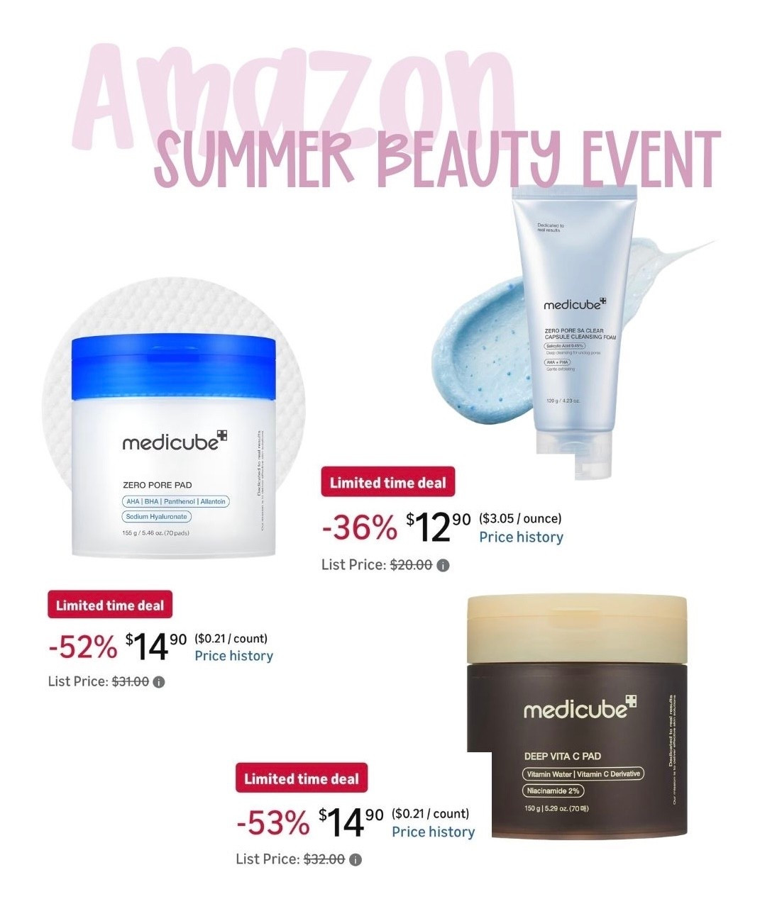 Amazon summer beauty event ✨ some of my favorites! 

#LTKselfcare #LTKmorningroutine #LTKgrwm
