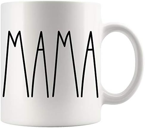 Mama Mug | Mama Rae Dunn Style Coffee Cup | Rae Dunn Inspired | Mother's Day/Father's Day | Family C | Amazon (US)