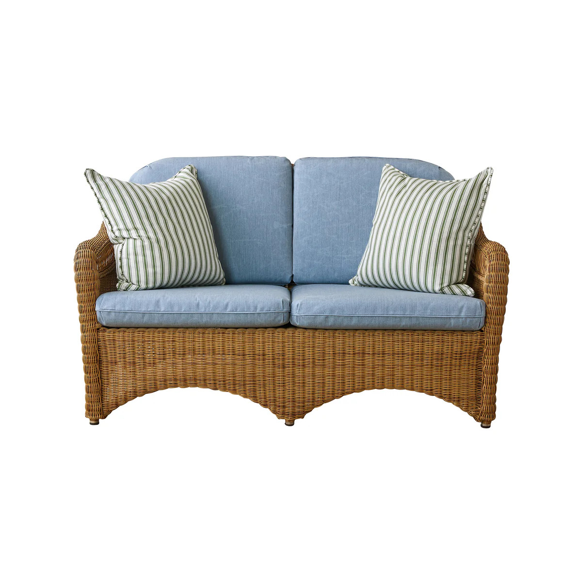 Wicker Loveseat | Noel Pittman