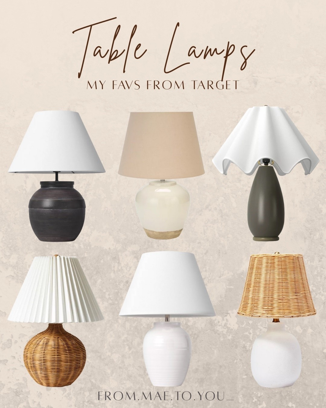 Target has the most affordable table lamps with exceptional quality. Rounded up my favorites, most of which I own and love! 

#LTKHome