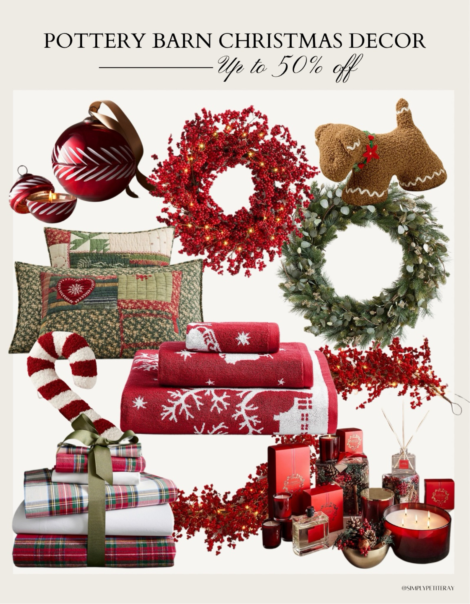 Pottery barn holiday Christmas home decor | up to 50% off

#LTKHome #LTKHoliday #LTKSaleAlert
